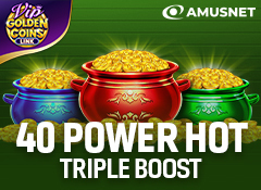 40 Power Hot Triple Boost VIP Golden Coins Link
