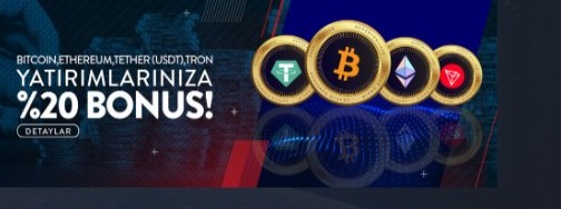 Kripto Yatırım %20 Bonus