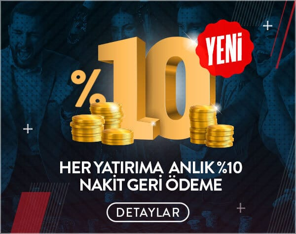 Her Yatırıma Anlık %10 Nakit Geri Ödeme